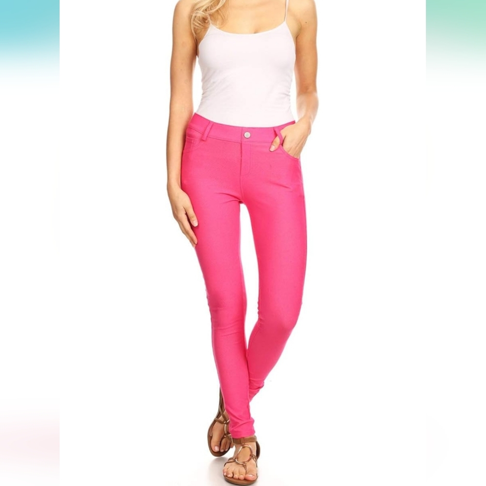 Yelete Pink Jeggings